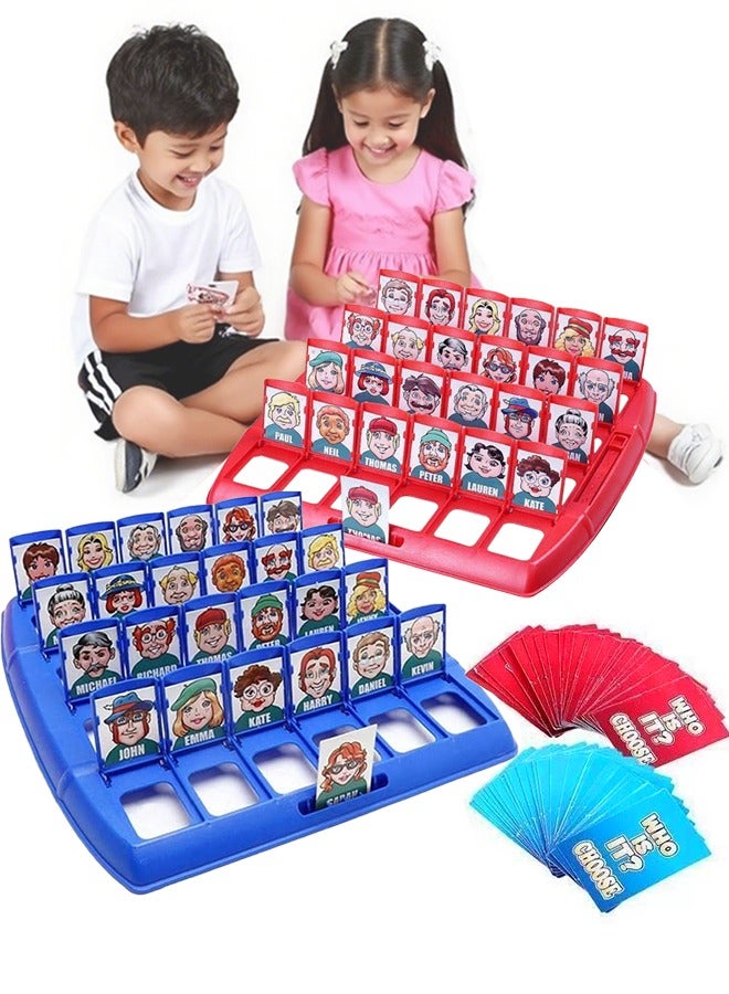 Guess Who? 2 PCS Board Game, Guessing Game for Kids and Adults, Battle Game, Puzzle Games,Ideal for Birthday Parties, Family Fun and Classroom Activities - Image 1