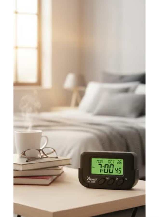 An alarm clock and stopwatch with a clear display, based on timekeeping in their daily work. - Image 2