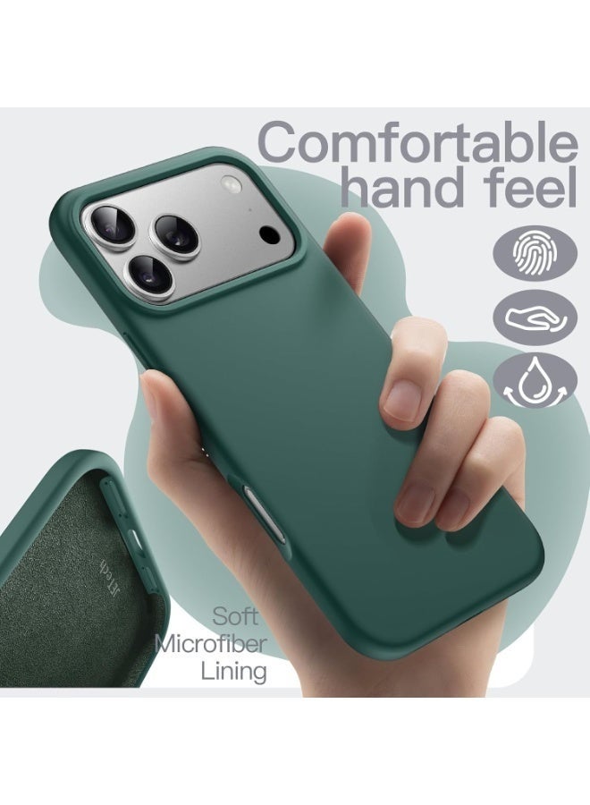 ELTRAZONE iPhone 17 Pro Max Liquid Silicone Case | Shockproof Anti-Scratch Protective Soft Touch Cover with Microfiber Lining | Slim Fit Durable Non-Slip Back Case for iPhone 17 Pro Max 6.9-Inch - Image 4