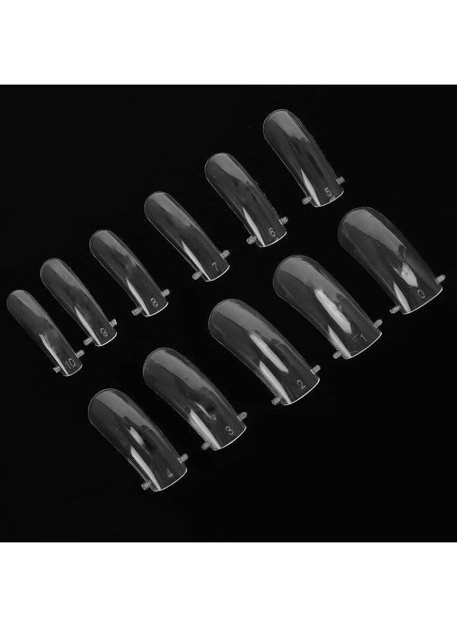 Thoraya 120pcs / box Professional Transparent Fake Nail Extension Resin Gel Manicure  Accessory120pcs Fake Nails  - Image 3