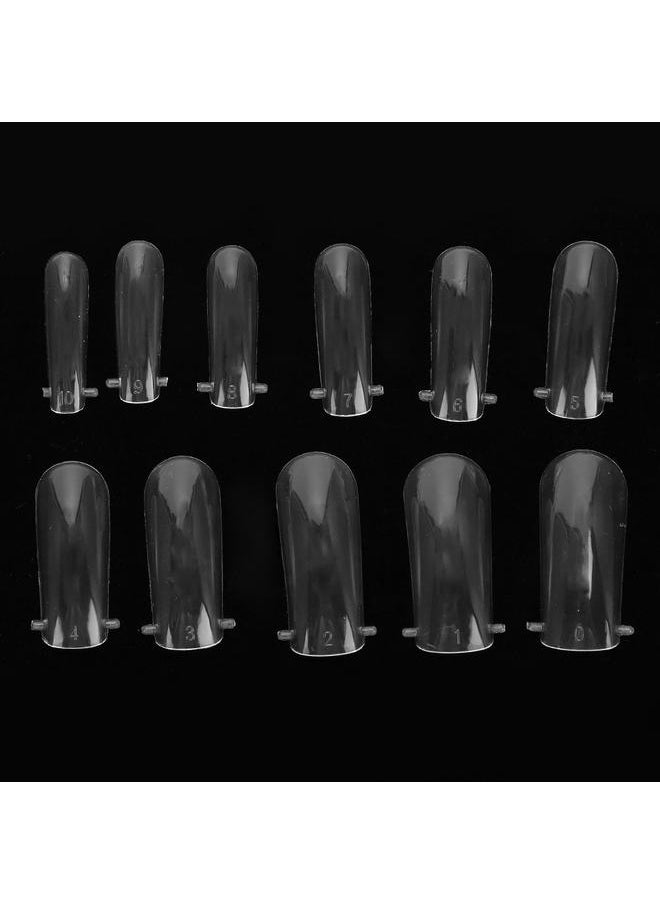 Thoraya 120pcs / box Professional Transparent Fake Nail Extension Resin Gel Manicure  Accessory120pcs Fake Nails  - Image 2