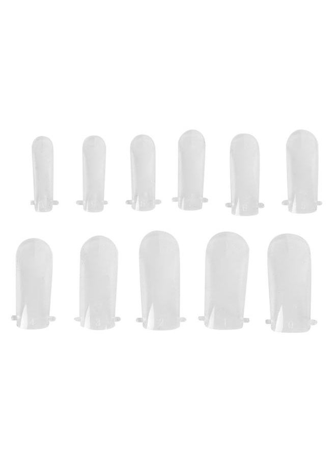 Thoraya 120pcs / box Professional Transparent Fake Nail Extension Resin Gel Manicure  Accessory120pcs Fake Nails  - Image 1