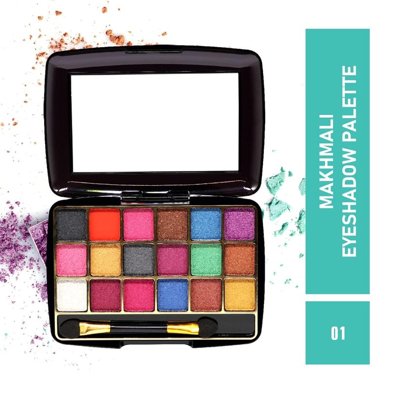 MRTHIND STORE 18 Color Makhmali Pocket Size Eye Shadow Multicolor - Image 2