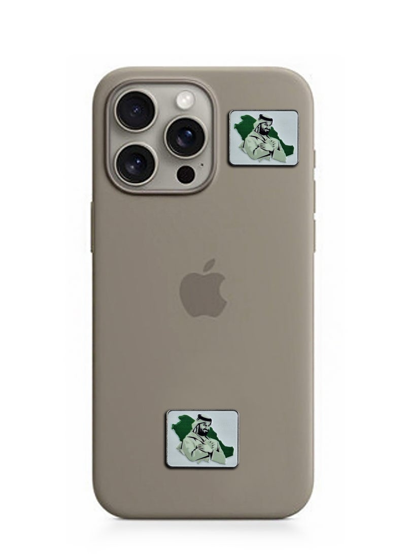 ملصق محمد بن سلمان قطعتين للجوال أو أي سطح أملس - Image 4