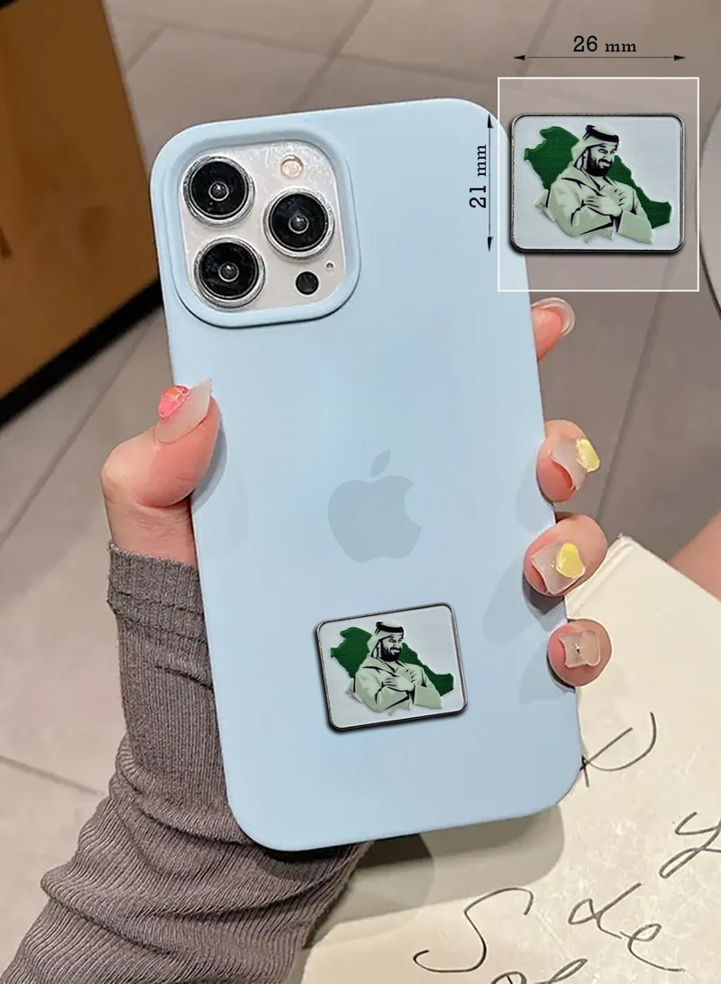 ملصق محمد بن سلمان قطعتين للجوال أو أي سطح أملس - Image 5