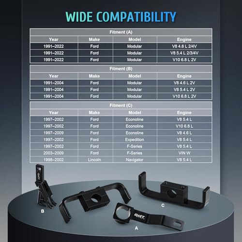 Orion Motor Tech Camshaft Holding Tool Kit with Valve Spring Compressor, Crankshaft Positioning Tool, 4pc Camshaft Alignment Timing Tool Set Compatible with Ford 4.6L 5.4L 6.8L 2V 4V Engines - Image 2