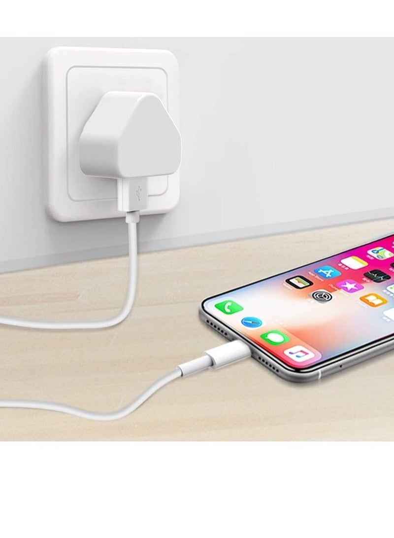 5V 1A Power Adapter Supply, USB Charger Cable and Plug Compatible for i Phone 5S, 6, 6S, 6 Plus, 6S Plus, 7, 7 Plus, 8, 8 Plus, XS, X, XS Max, 11, XR, i Pod Touch 5G Power Cord - Image 5