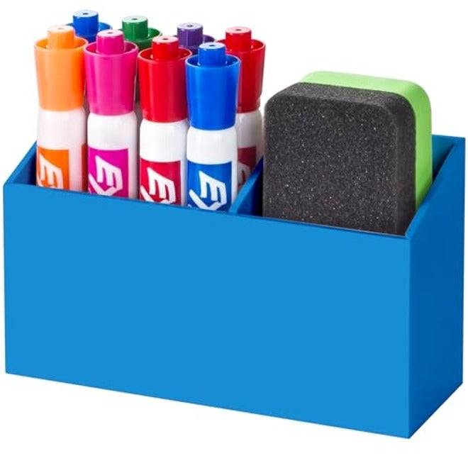 BEYGORM Magnetic Dry Erase Marker Holder for Whiteboard,Non-slip Acrylic Magnet Pen Holder for Fridge Refrigerator,Locker Organizer for Work,Locker Accessories,Pencil Cup for Desk,Marker Organizer