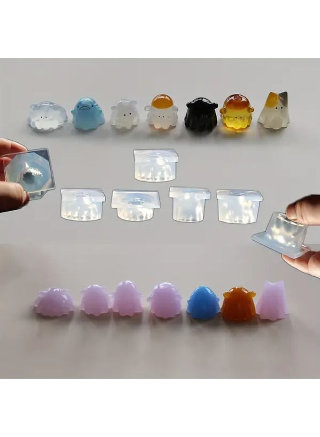 FS92 Little Ghost Epoxy Resin Mold 3D Silicone Mold Detailed Reusable For DIY Crafts - Image 1