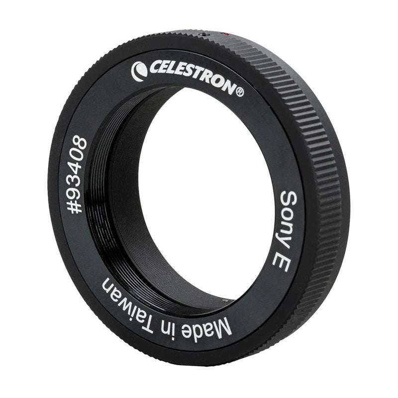 Celestron Sony E Mount T-Ring with 42mm Diameter Thread - for Terrestrial and Celestial Imaging, Compatible with Sony E-Mount Mirrorless Cameras and Celestron T-Adpaters, Black - Image 1