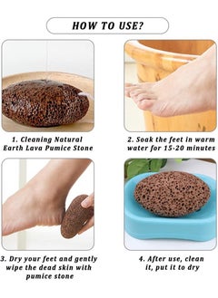 Generic Natural Exfoliating Stone For Foot File Callus Also Hard and Dead Skin Scrubber  - Image 3