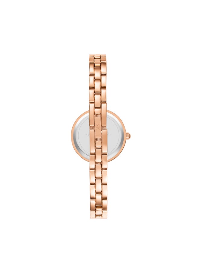 KENNETH SCOTT - Women's Analog Round Shape Alloy Wrist Watch K23506-RBKW - 28 Mm - Image 1