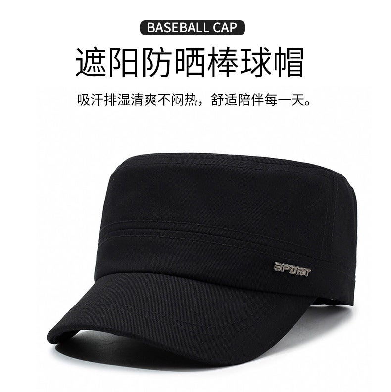 Unisex Spring Cap Solid Color Lightweight Soft Top Sunshade Baseball Hat - Image 2