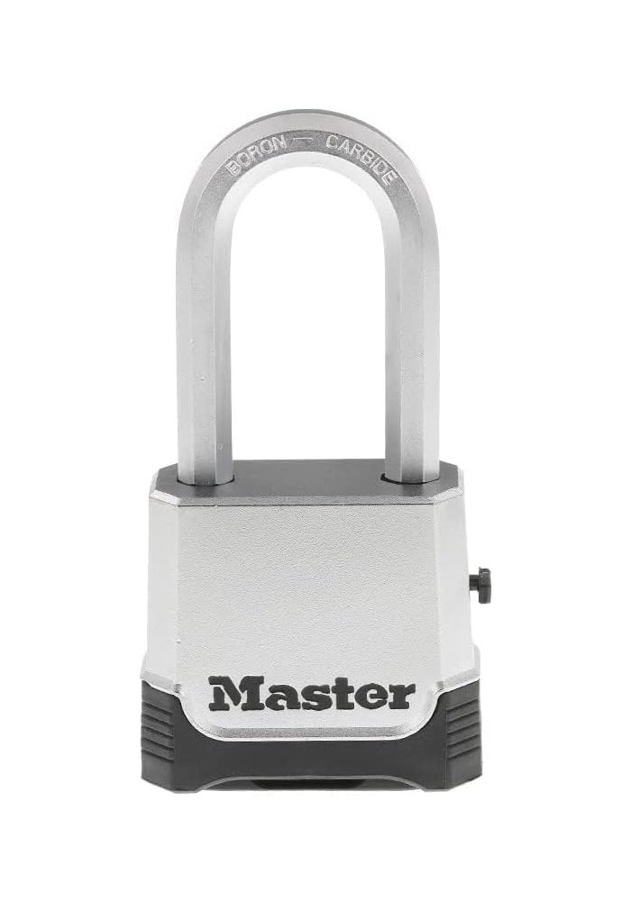 Master Lock M176XDLH Heavy Duty Outdoor Combination Lock with Set Your Own Code, Silver - Image 1