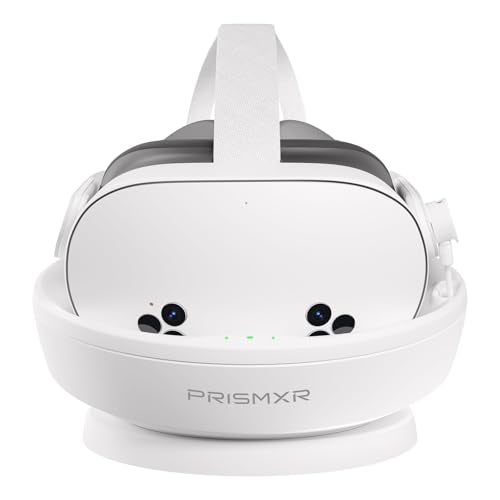 PRISMXR Charging Dock Compatible with Meta Quest 3S (With Charger&Passthrough) - Image 1