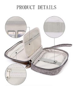 Generic Portable Digital Accessories Waterproof Storage Bag Electronic Organizer Pouch Bag for Data Cable Headphone Power Bank U Disk  - Image 5