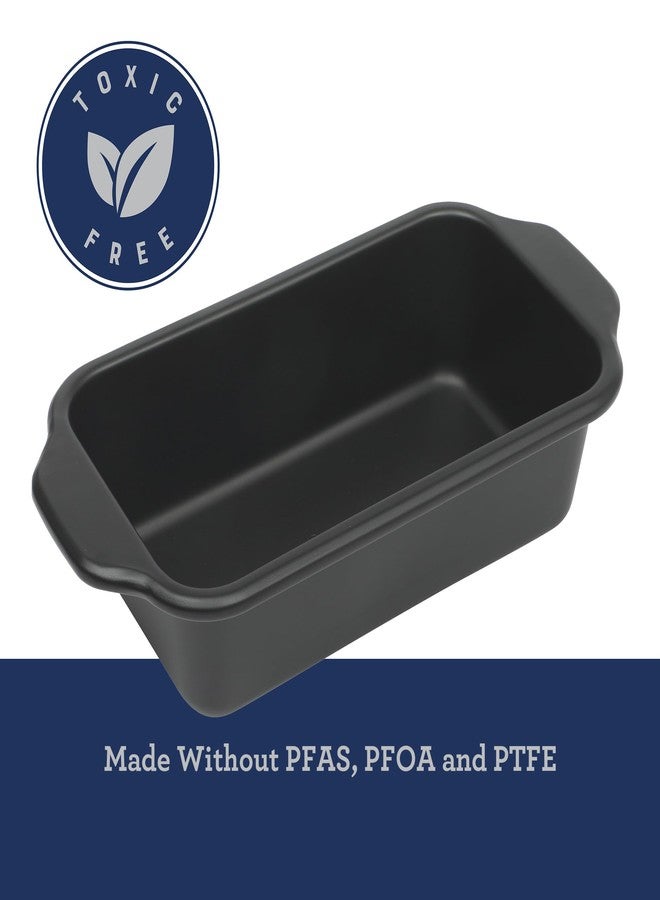 Oster Teston 9 x 5 Inch Loaf Pan, Nonstick Carbon Steel Bread Baking Pan, Matte Black, PFAS-Free, Oven-Safe, Easy Release Bakeware - Image 4