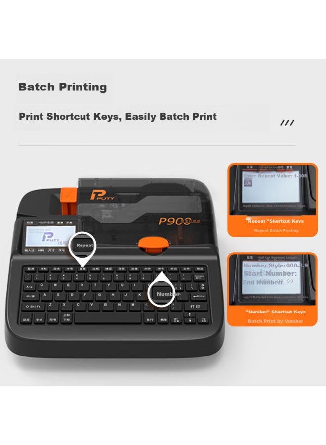 Puty P900 Bluetooth Portable Cable Label Printer Wire Marker Machine - Image 3