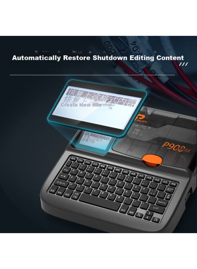 Puty P900 Bluetooth Portable Cable Label Printer Wire Marker Machine - Image 2