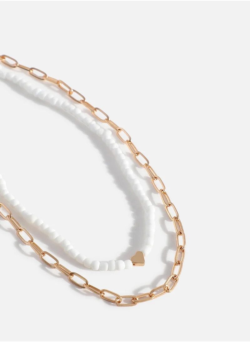 SOHI Casual Multi-Layer Necklace