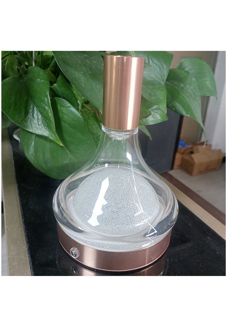 Arabest Small Vintage Table Lamp for Bedroom Nightstand, Bedside Lamp Translucent Glass Stepless Dimmable, Murano Aesthetic Home Decor for Living Room Kitchen - Image 2