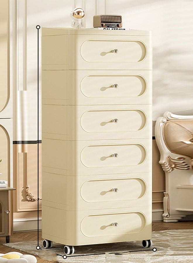 إن كي أكس خزانة تخزين متعددة الاستخدامات وخزانة ملابس الأطفال ثلاثية الطبقات وأنيقة - Image 2