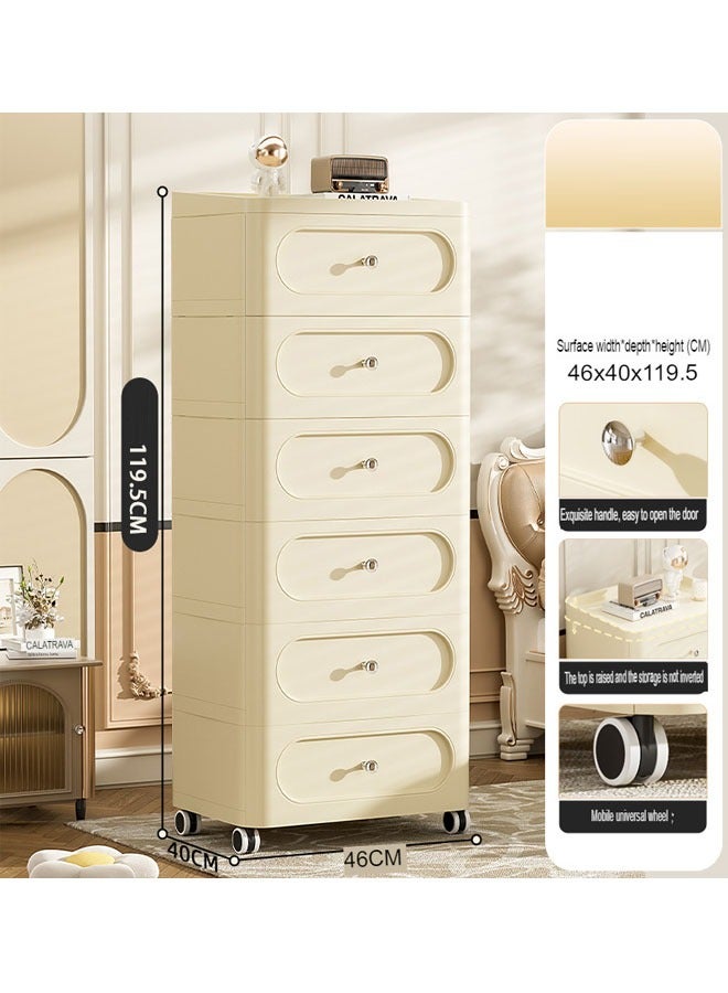 إن كي أكس خزانة تخزين متعددة الاستخدامات وخزانة ملابس الأطفال ثلاثية الطبقات وأنيقة - Image 1