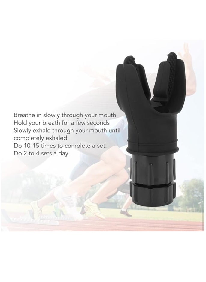 ANYOUI - Spirometry Breathing Exercise Device, Lung Exerciser Device with Adjustable Resistance, Boost Lung Capacity & Abdominal Strength, Inspiratory Muscle Trainer Device O2 Lung Trainer - Image 1