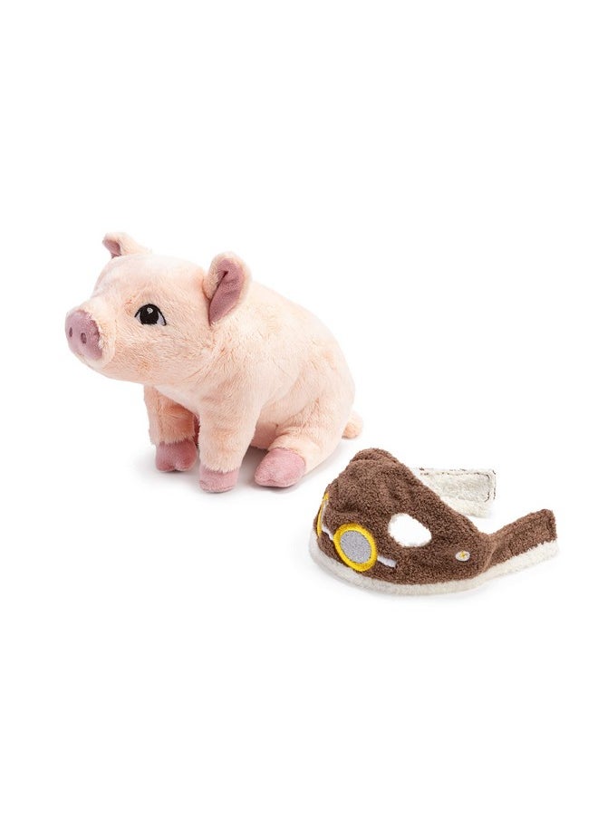 Compendium Compendium Flying Pig Plush A Cute Stuffed Animal Companion to The Book Maybe 5″W x 6. 5″H x 9. 25″D  - Image 5