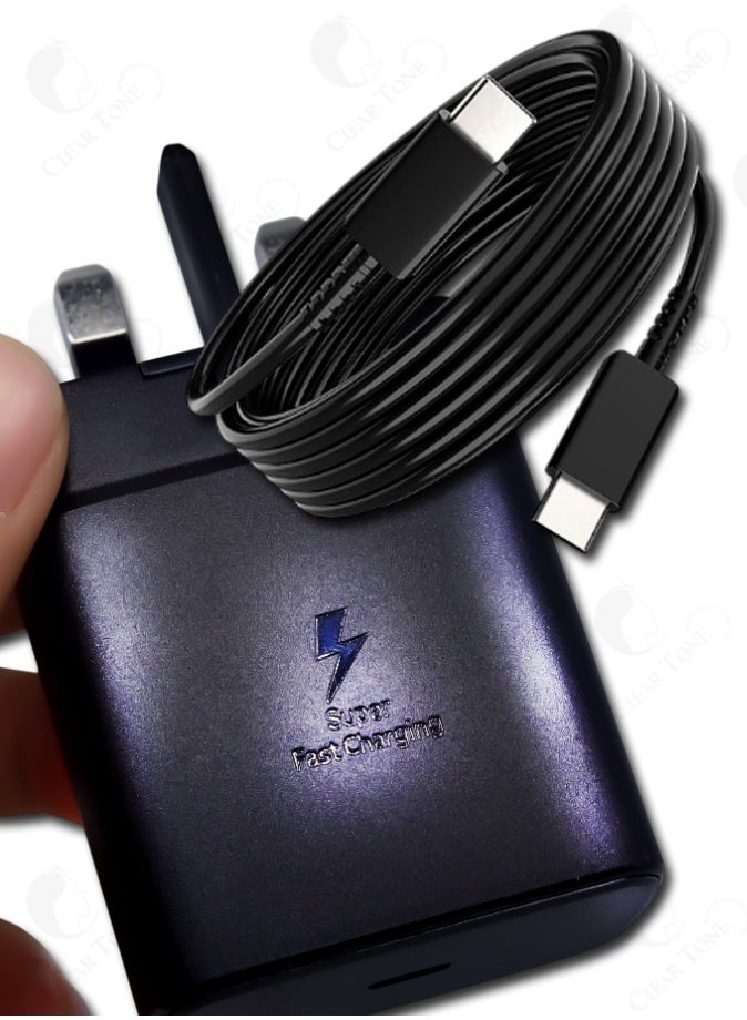 iMee Best original 45W Super-Fast Wall Charger UK Plug + 1m USB-C to USB-C Cable | Affordable PD Fast Charger for Samsung S23/S22/S21, Note Series, A Series, Google Pixel, iPad USB-C & All USB-C Devices - Image 4