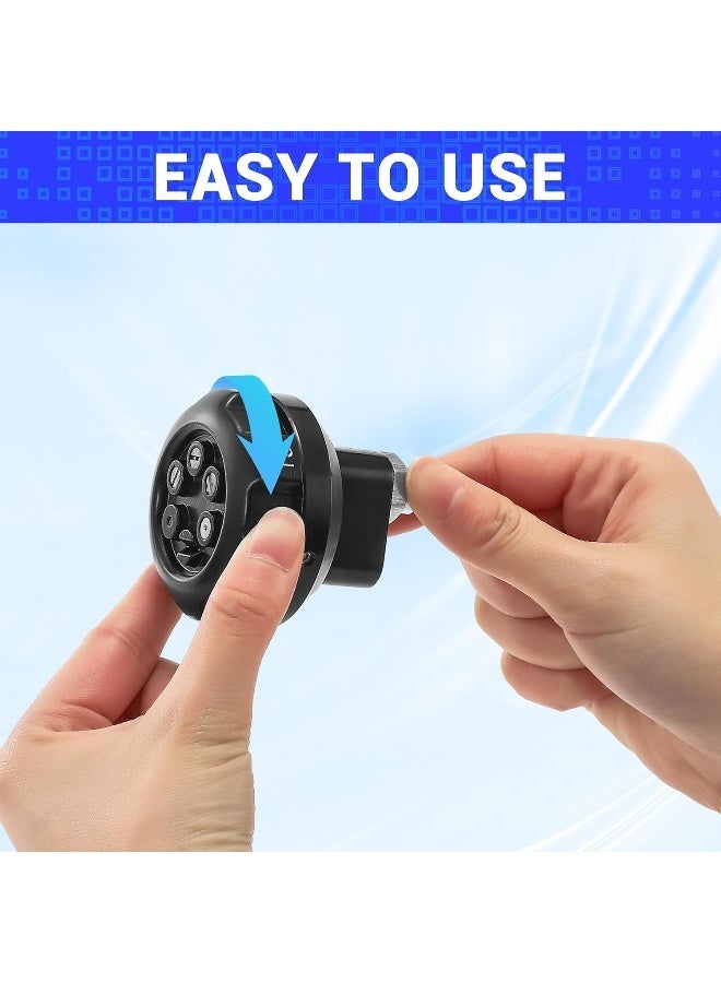 RIDGE WASHER Turbo Nozzle For Pressure Washer, Pressure Washer Nozzle, 6-In-1 Quick Changeover With 1/4'' Quick Connect  - Image 4