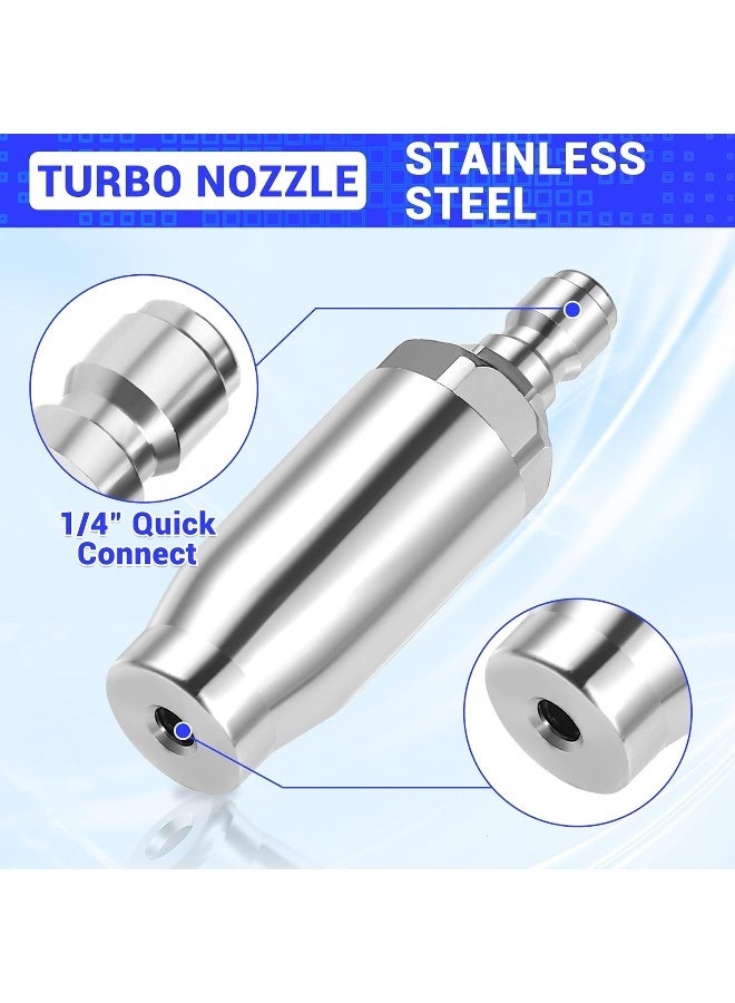 RIDGE WASHER Turbo Nozzle For Pressure Washer, Pressure Washer Nozzle, 6-In-1 Quick Changeover With 1/4'' Quick Connect  - Image 5