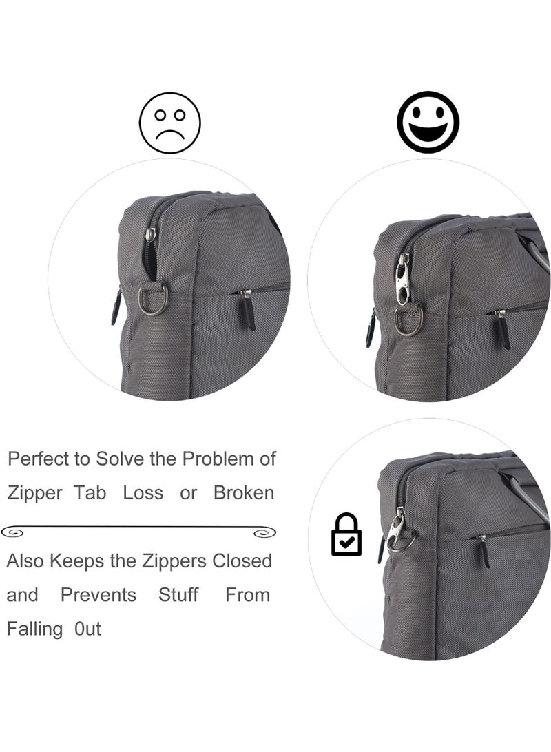 Double Small Carabiner Clips - Theft Deterrent - Holding Zipper Closed - Zipper Pull Replacement - Image 5