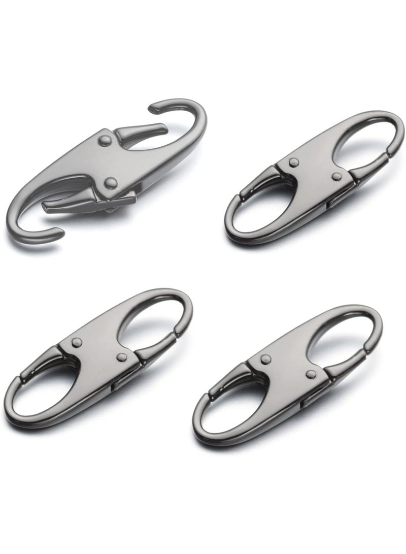 Double Small Carabiner Clips - Theft Deterrent - Holding Zipper Closed - Zipper Pull Replacement - Image 1