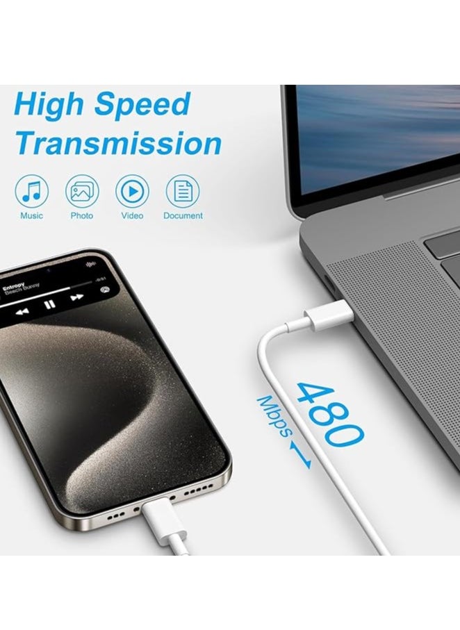 ION - iPhone 25W Fast Charger | USB C Wall Fast Charger with USB C to Lightning Cable Compatible with iPhone 14/14 Pro/14 Pro Max/13/12/SE2020/11/XR/XS Max/X/iPad - Image 1