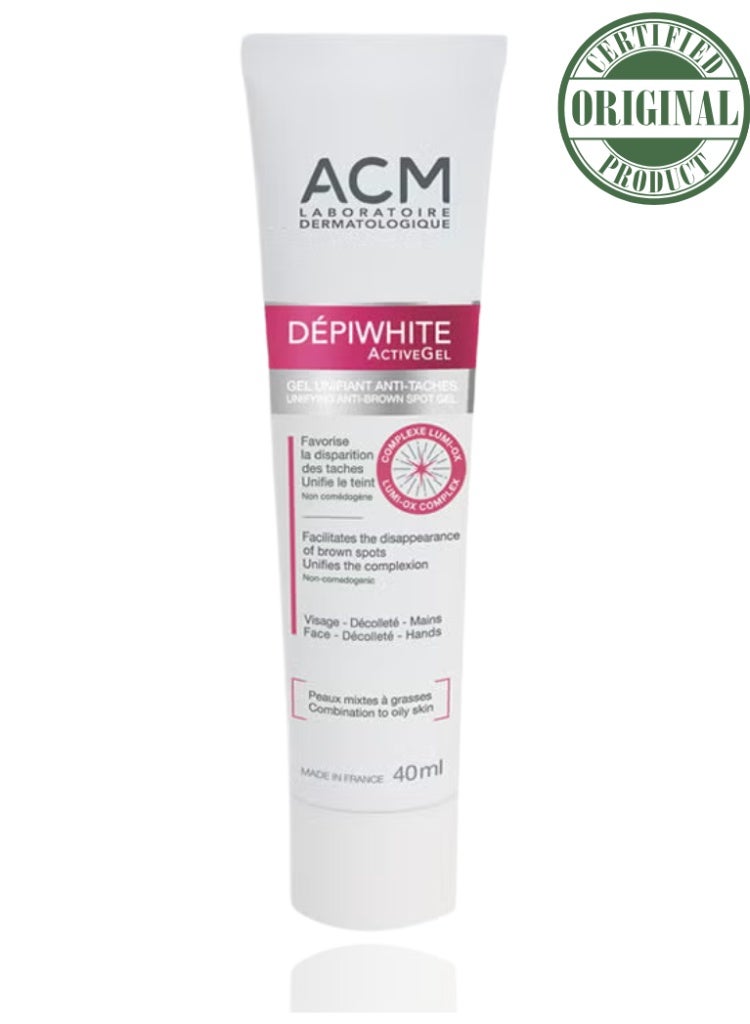 ACM Laboratoire dermatologique ACM Dépiwhite Active Gel – Targeted Dark Spot Corrector for Hyperpigmentation, Melasma-Look & Post-Acne Marks | Brightening Gel - Image 1