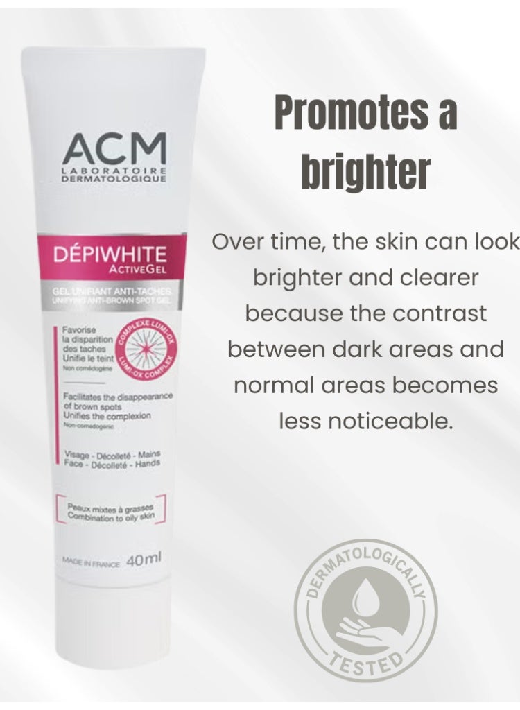 ACM Laboratoire dermatologique ACM Dépiwhite Active Gel – Targeted Dark Spot Corrector for Hyperpigmentation, Melasma-Look & Post-Acne Marks | Brightening Gel - Image 3