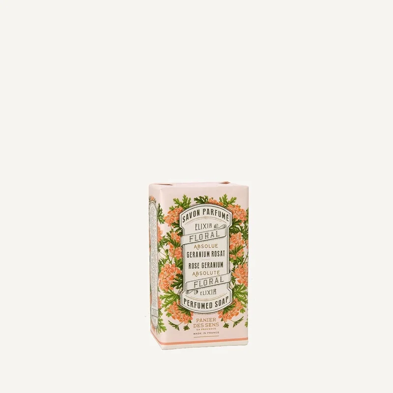 PANIER DES SENS Perfumed solid soap - Geranium Rosat 150g