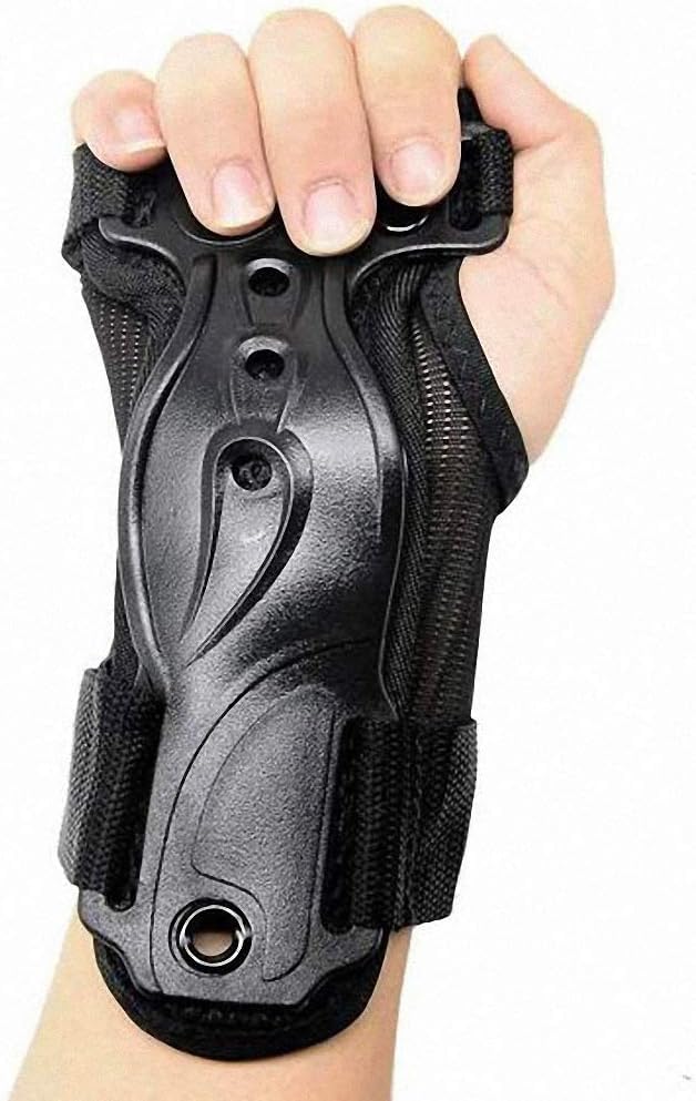CTHOPER Skiing Gloves Roller Skating Wrist Palms Protective Gear Adjustable Gauntlets Wrist Guard Support for Snowboarding, Skateboard, Skating, Skiing (S) - Image 4