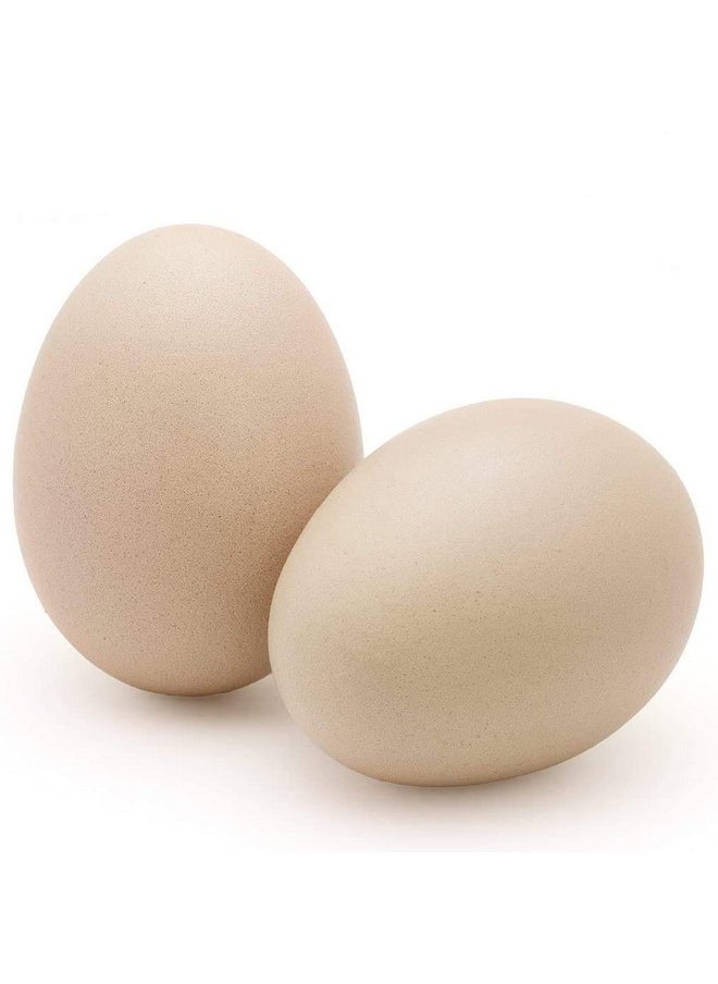 SunGrow - Fake Wooden Eggs To Train Chicken & Duck From Laying In The Nesting Boxes & To Stop From Eating Own Eggs, 2 Pcs Per Pack - Image 1