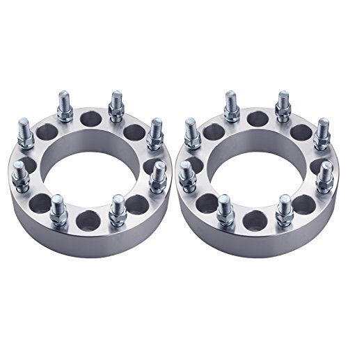 DCVAMOUS 2PC 8x6.5 to 8x180 Wheel Adapters 1.5 Inch with 14x1.5 Studs Compatible with Chevy GMC 8 Lug for 1999-2010 Silverado Sierra 2500 3500 HD | 2014-2021 RAM-2500 3500 (8x180 Rim on 8x165.1 Truck) - Image 1