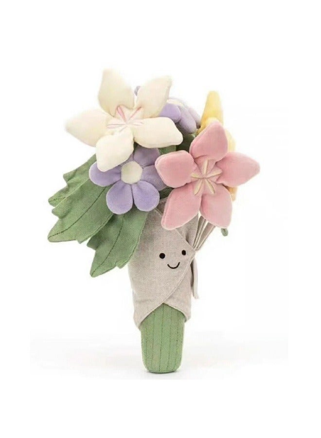 عام jellycat اليد باقة أفخم لعبة لطيف دمية هدية عيد ميلاد لفتاة هدية 31cm - Image 1