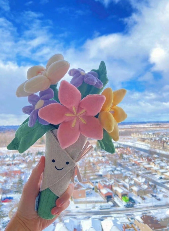 عام jellycat اليد باقة أفخم لعبة لطيف دمية هدية عيد ميلاد لفتاة هدية 31cm - Image 4