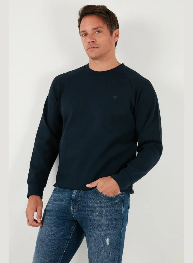 Buratti  Buratti Stretch Cotton Relaxed Fit Crew Neck Sweat Men's SWEAT 5901210 for Men | Best Price UAE