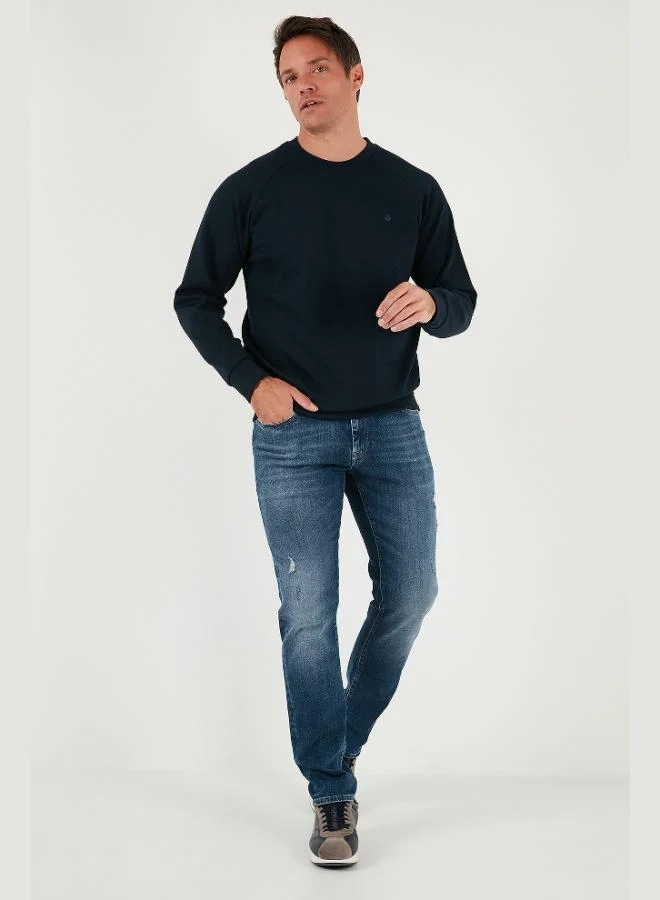 Buratti Buratti Stretch Cotton Relaxed Fit Crew Neck Sweat Men's SWEAT 5901210