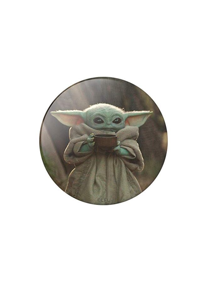 POPSOCKETS Popgrip Expanding Stand And Grip With A Swappable Top For Phones & Tablets - The Child Cup (Baby Yoda) - Image 3