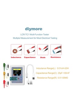 Generic Transistor Meter, LCR-TC1 Multi-Function Capacitance Resistance ESR Tester, 1.8" Full Color Display Transistor Meter Tester,  for Diode Triode Capacitor Resistor Transistor LCR ESR NPN PNP MOSFET  - Image 2
