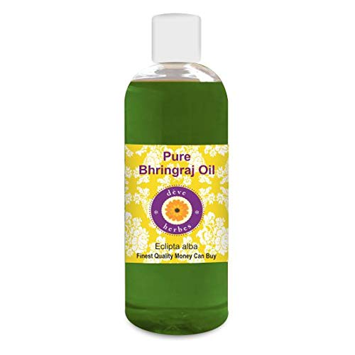 Deve Herbes Deve Herbes Bhringraj Oil Eclipta alba  Infused  Pure  NonSticky  Lightweight  For Scalp Application  Traditional Ayurvedic  Men  Women  200ml  - Image 1