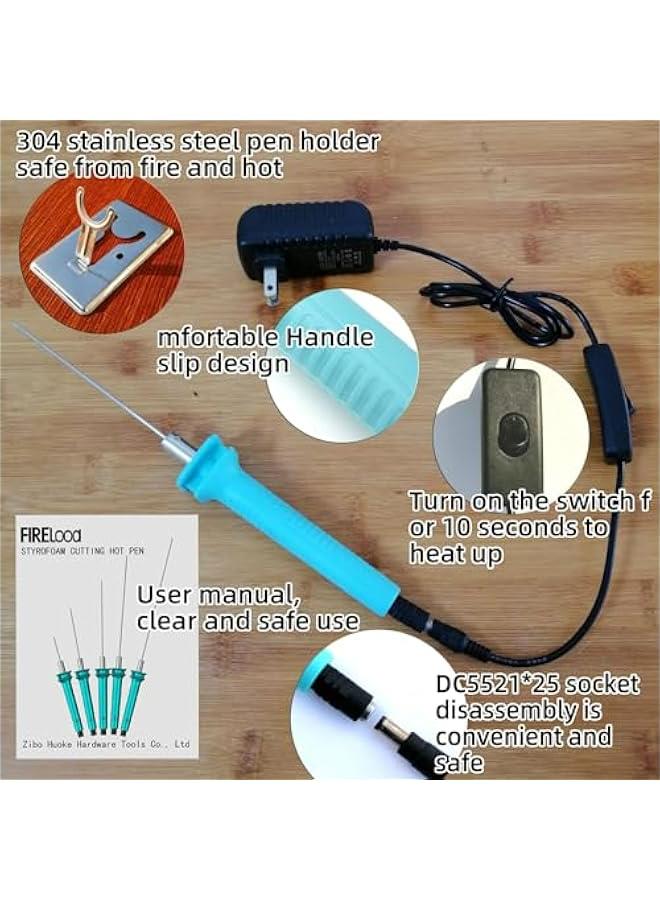 Electric Foam Cutter Hot Wire Pen for DIY Art Making, Engraving, and Heat Cutting with 5CM Hot Wire. - Image 5