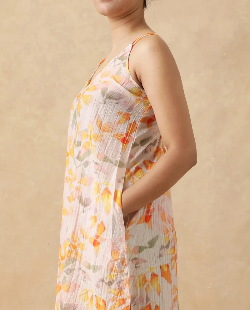 ريريزم Women's Floral Print A-Line Maxi Dress